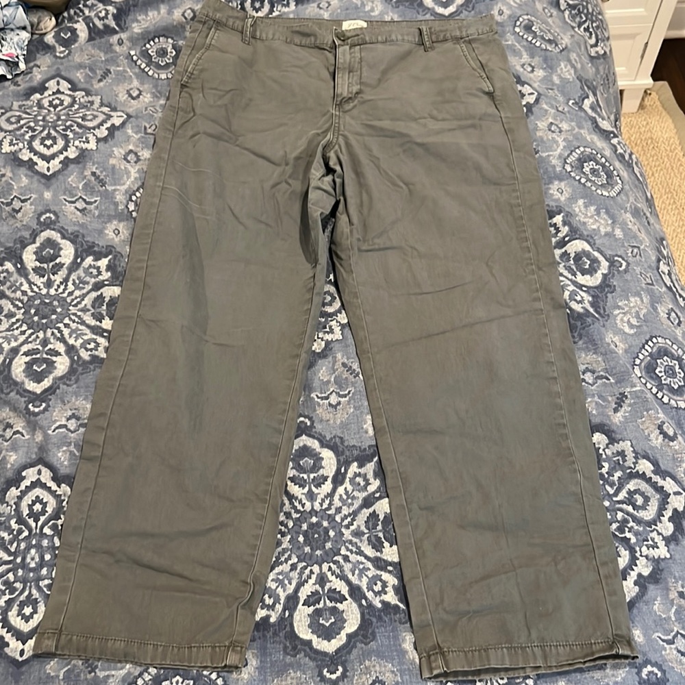 J Crew Olive Chino Pant